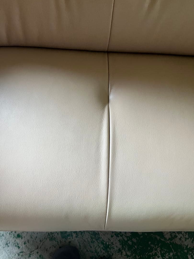 カリモク トリプルソファー インテリア アンティーク 3P レザー 家具