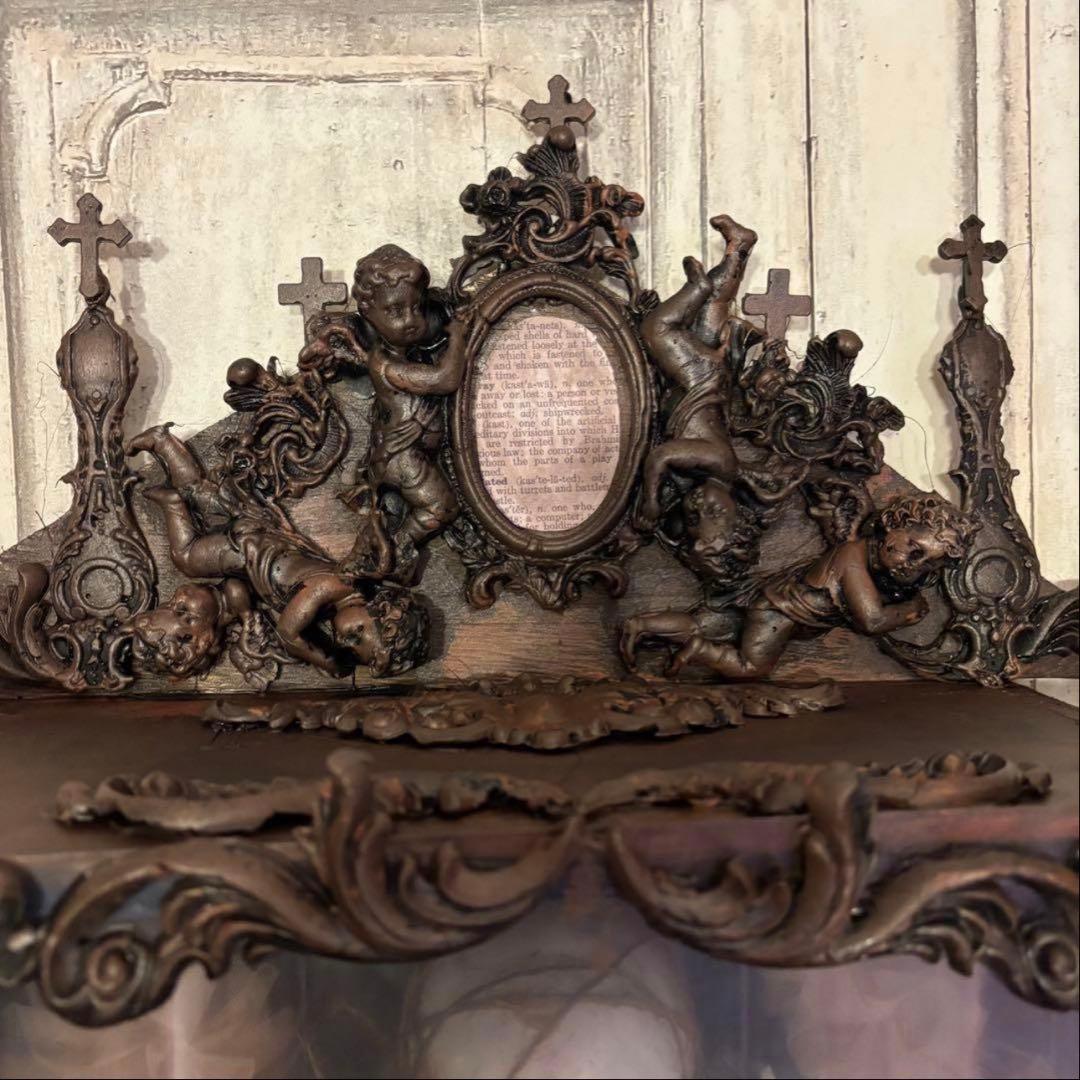 【おまとめ購入】 - 磔刑の手 退廃装飾オブジェ+天に使えしもの達の退廃聖堂2点