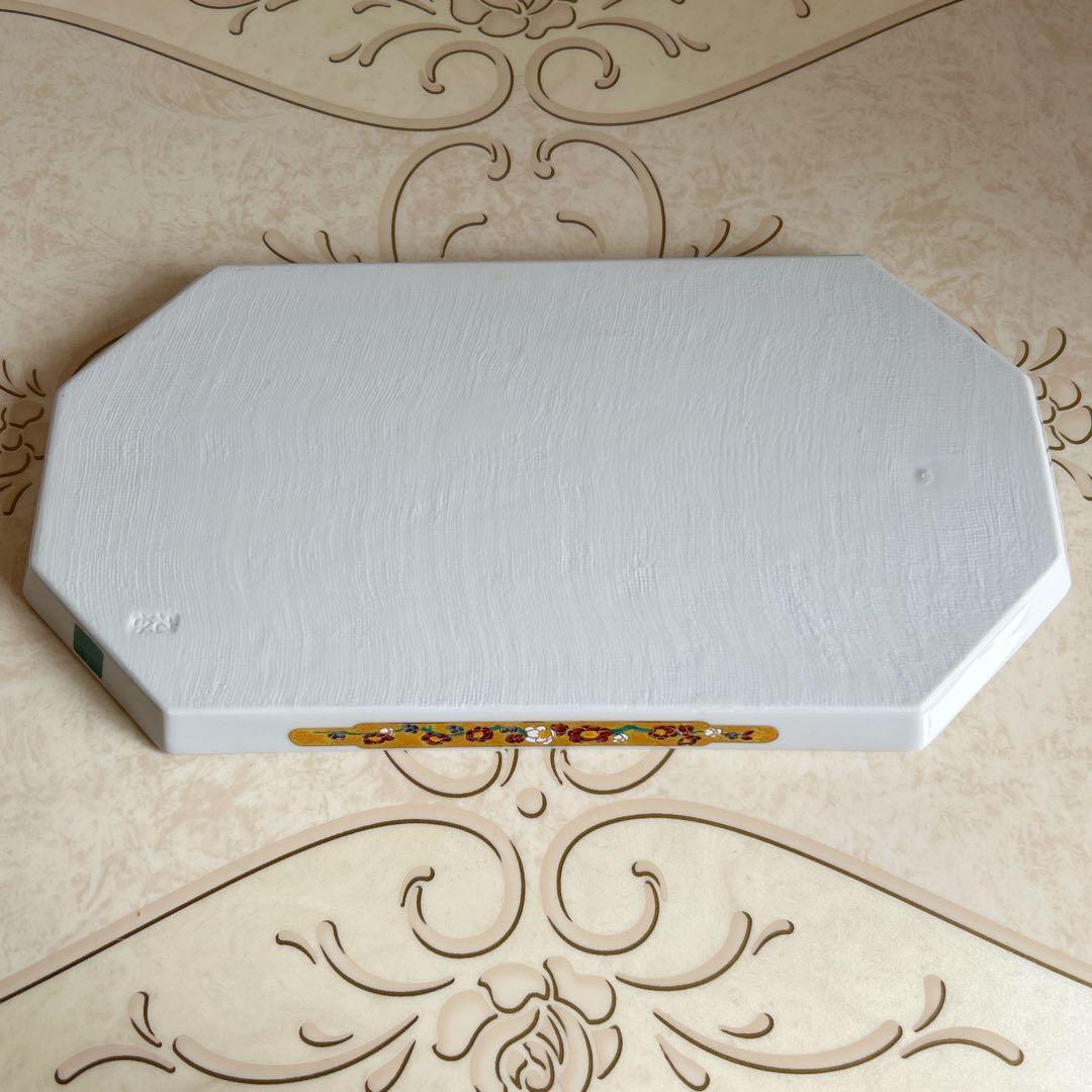 九谷焼　正峰窯　黄地花鳥　金彩　大皿　飾り皿　長角皿　八角皿　色絵　青粒鉄仙