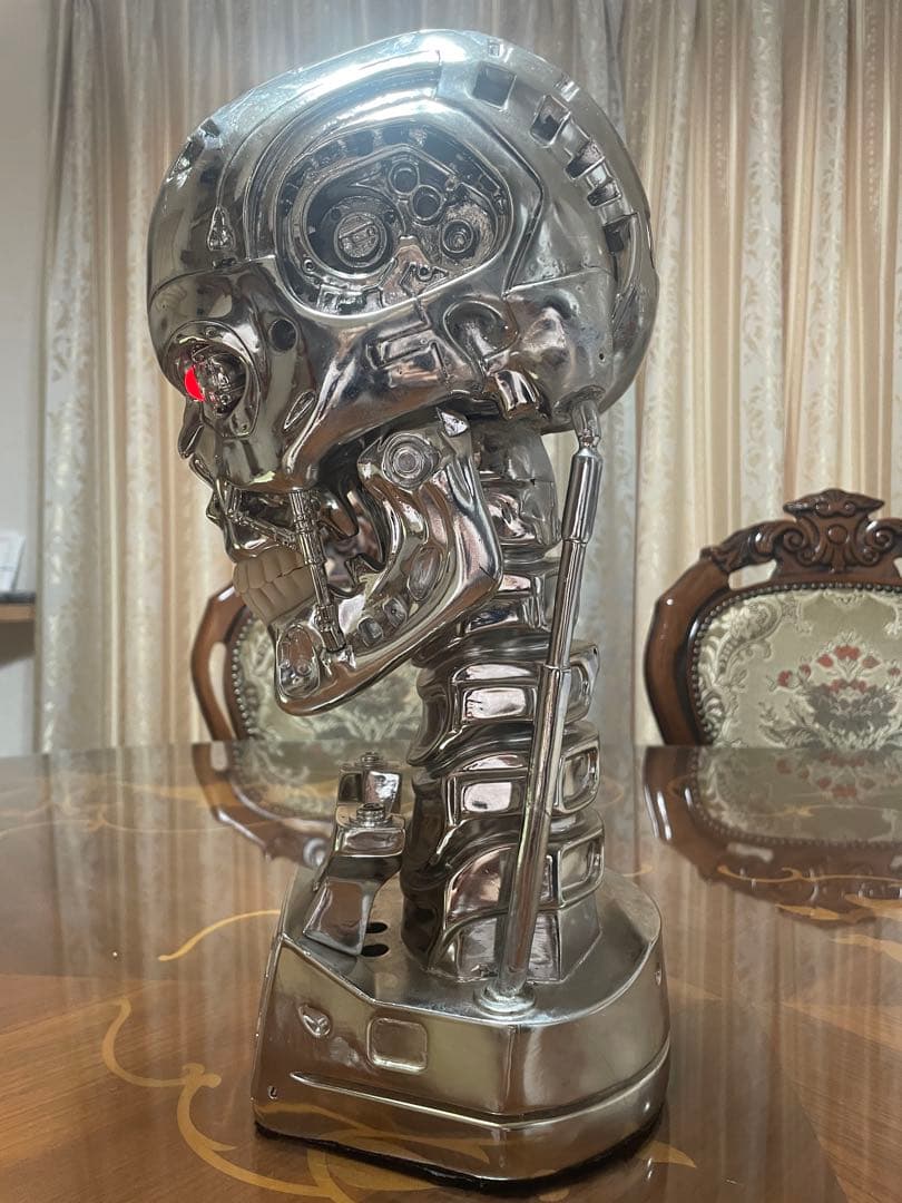 ターミネーター T-800 エンドスカル ヘッド レプリカ T2 目発光