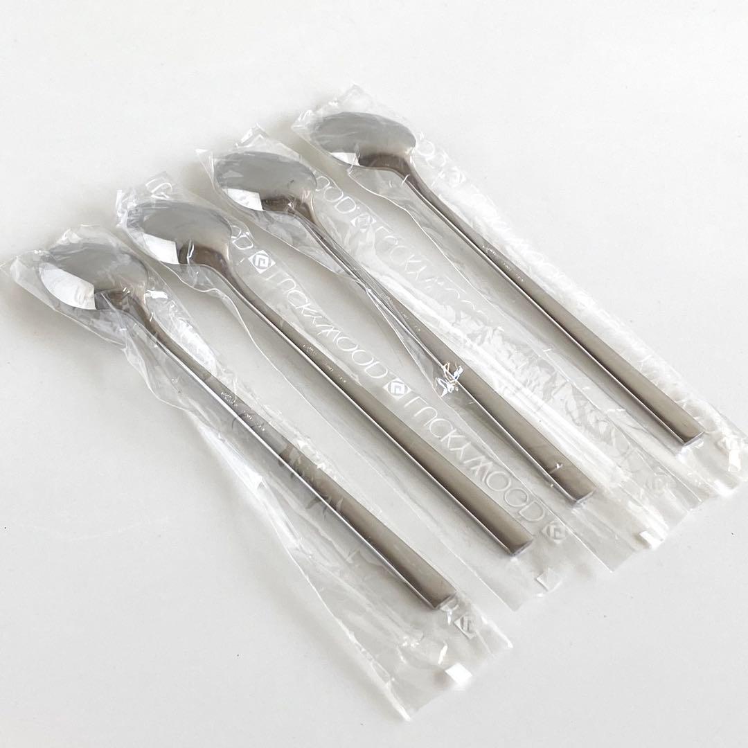 LUCKYWOOD カトラリーセット スプーン 11本 シルバー ステンレス