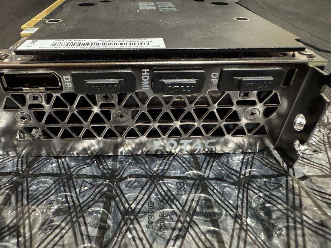 ZOTAC GeForce RTX 2070 Super 動作確認済