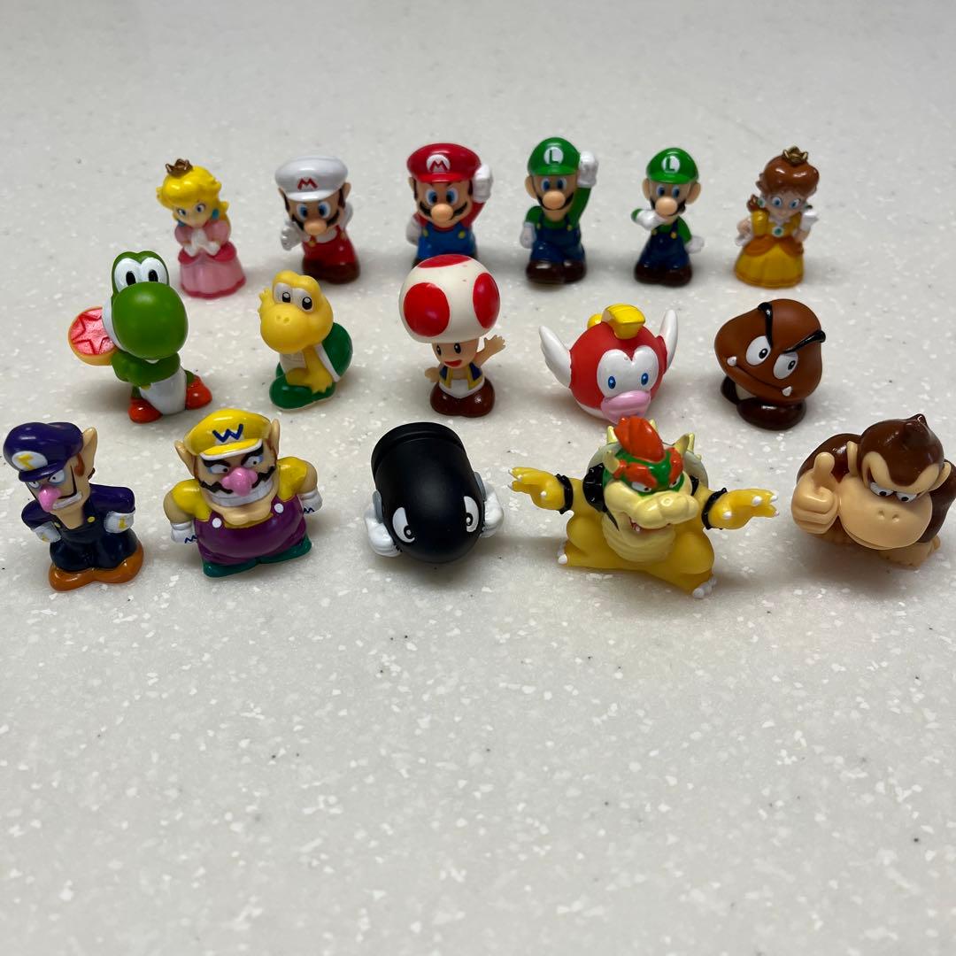 スーパーマリオブラザーズ　ソフビ　16点セット
