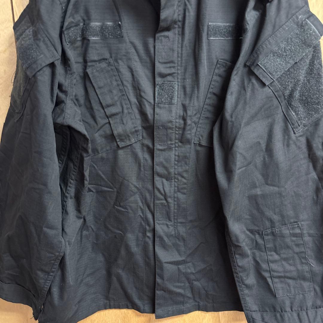 ブラック戦闘服上下セット　0130o173