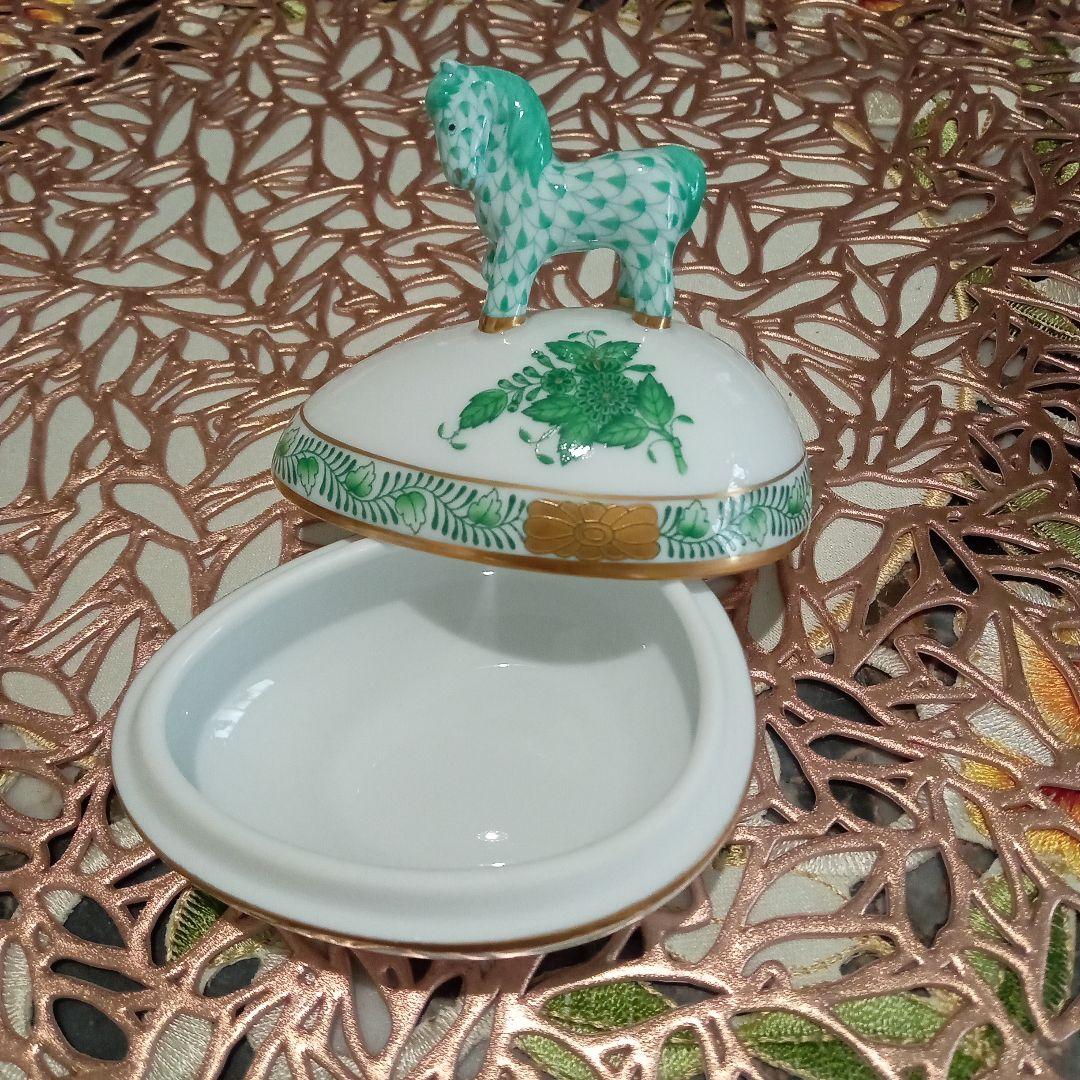 卵型、小物入れ、オブジェ