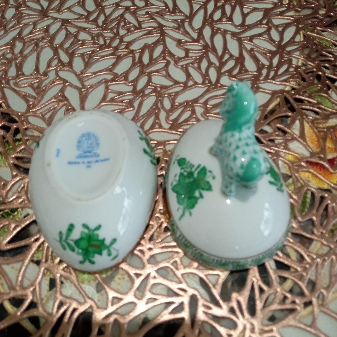 卵型、小物入れ、オブジェ