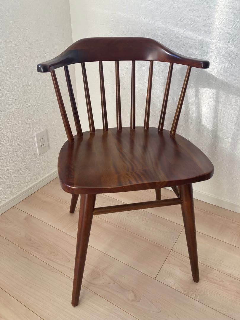 美品　アクメファニチャー　WINDAN SIDE CHAIR / BROWN
