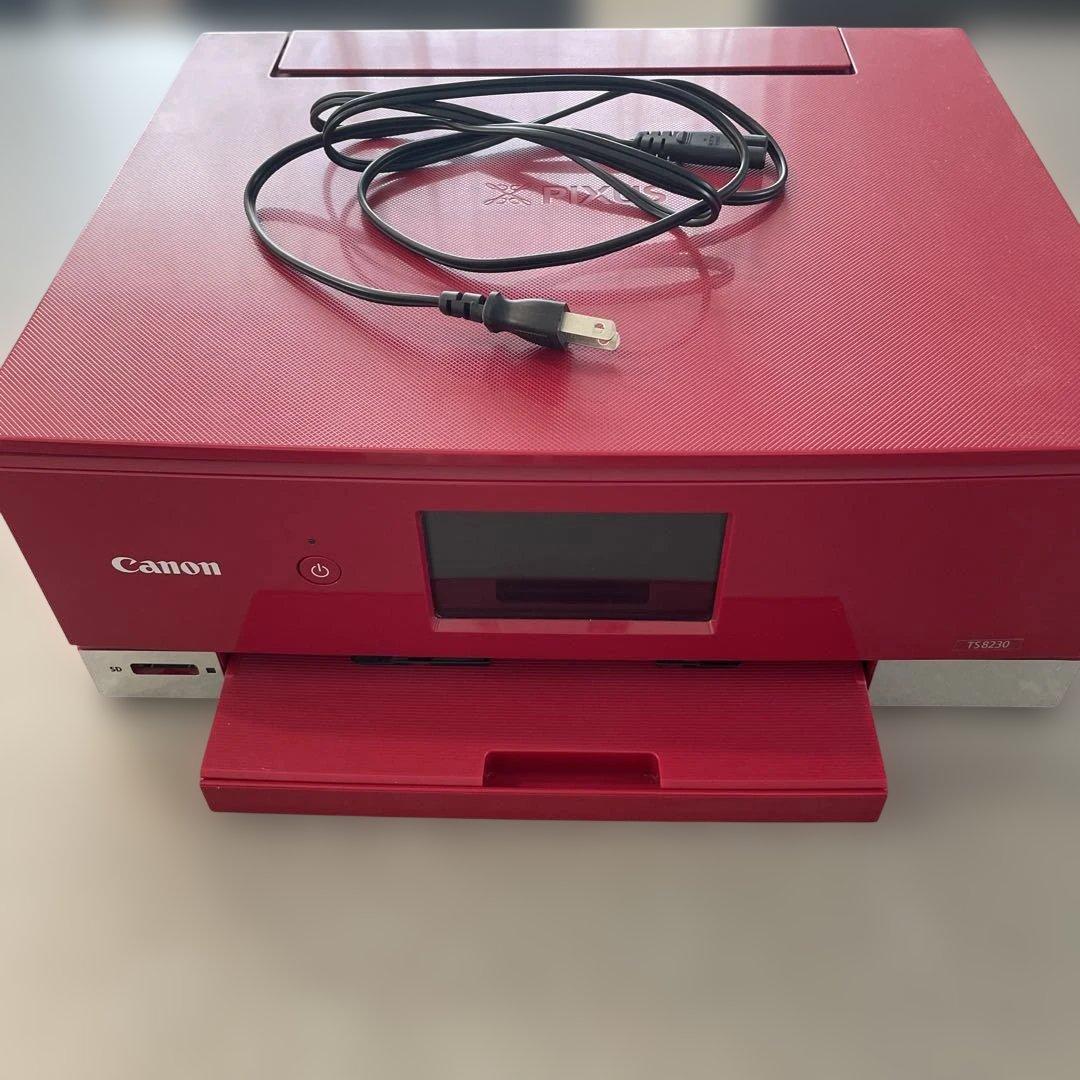 Canon インクジェットプリンター TS8230 レッド