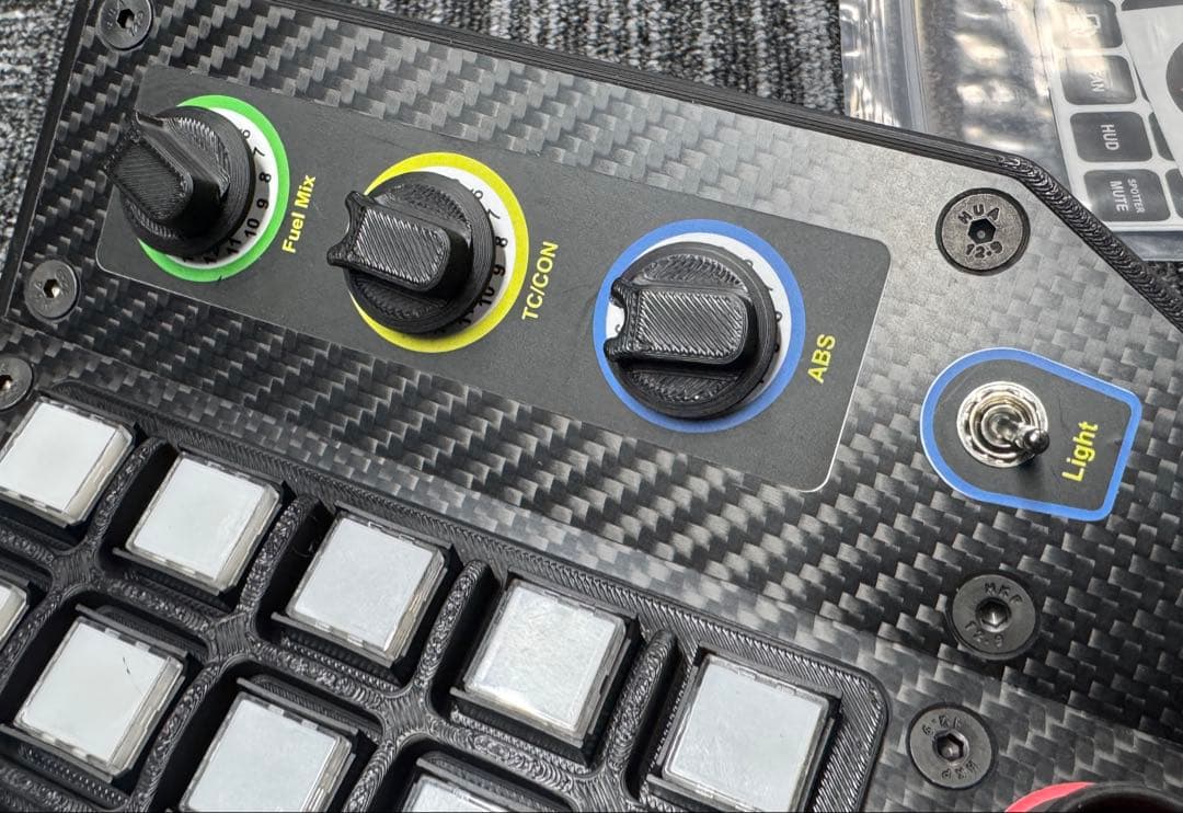 PC シムレーシング ボタンボックス ハンコンアセットコルサ