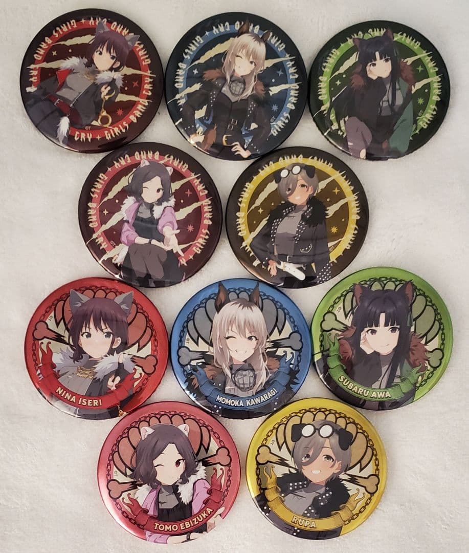 ガールズバンドクライ ソフマップ DOG Dress 缶バッジ 10種コンプ