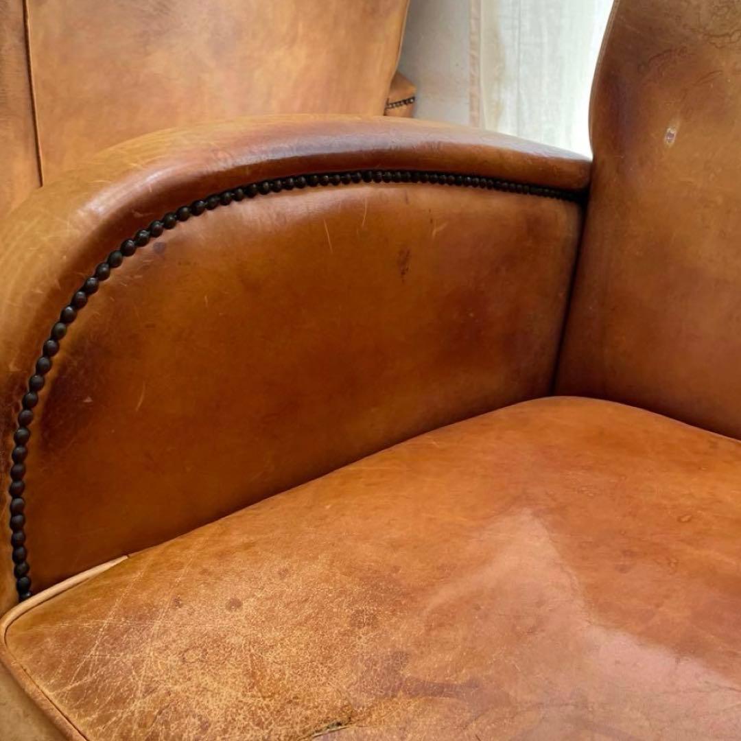 アンティークソファ　クラブソファ　店舗什器　トラックファニチャー　フランス