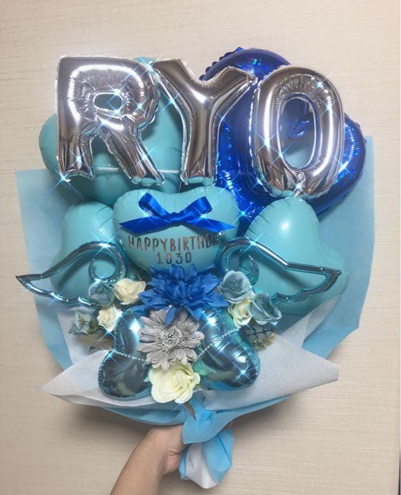 バルーンギフト　オーダー　成人式　推し　誕生日　バルーンブーケ　生誕祭