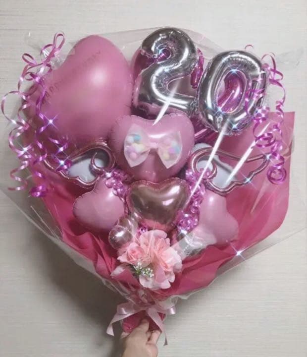 バルーンギフト　オーダー　成人式　推し　誕生日　バルーンブーケ　生誕祭