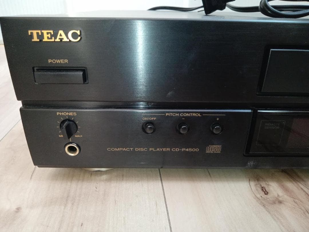 TEAC CD-P4500 CDデッキ 動作確認済 ピッチコントロール