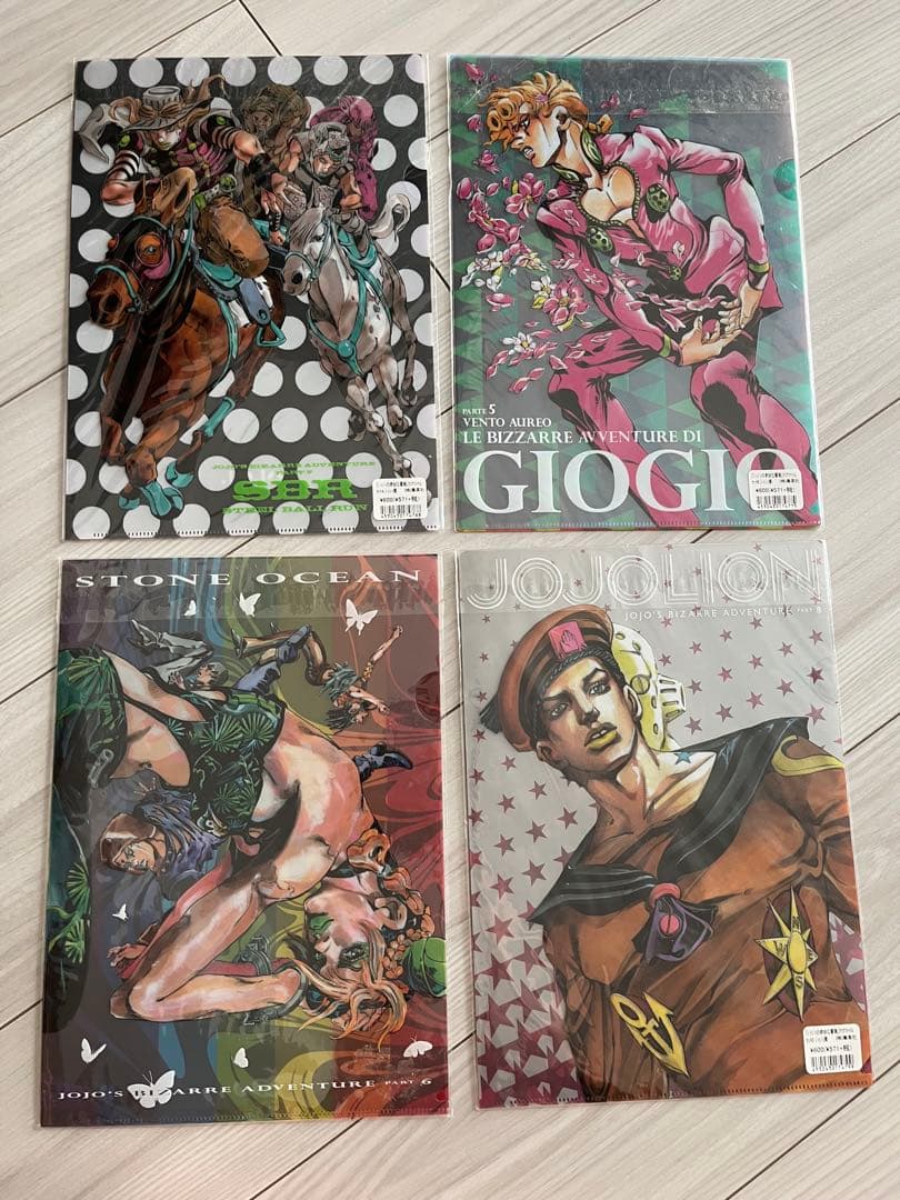 ジョジョの奇妙な冒険 クリアファイル 8枚セット