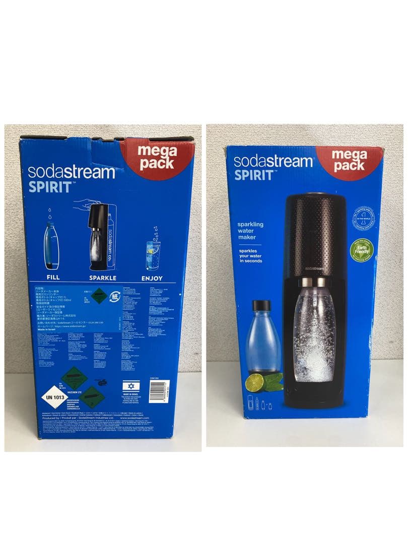 sodastream ソーダストリーム SPIRIT メガパック付き