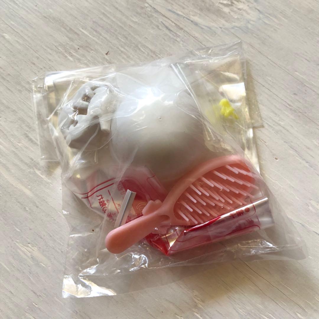 新品お人形教室リカちゃん本体と小物　トップアッププレソバージュ　ミルキーピンク