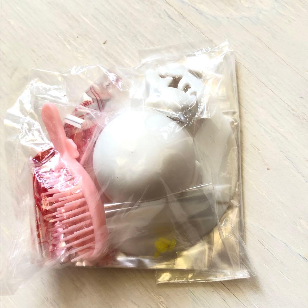 新品お人形教室リカちゃん本体と小物　トップアッププレソバージュ　ミルキーピンク