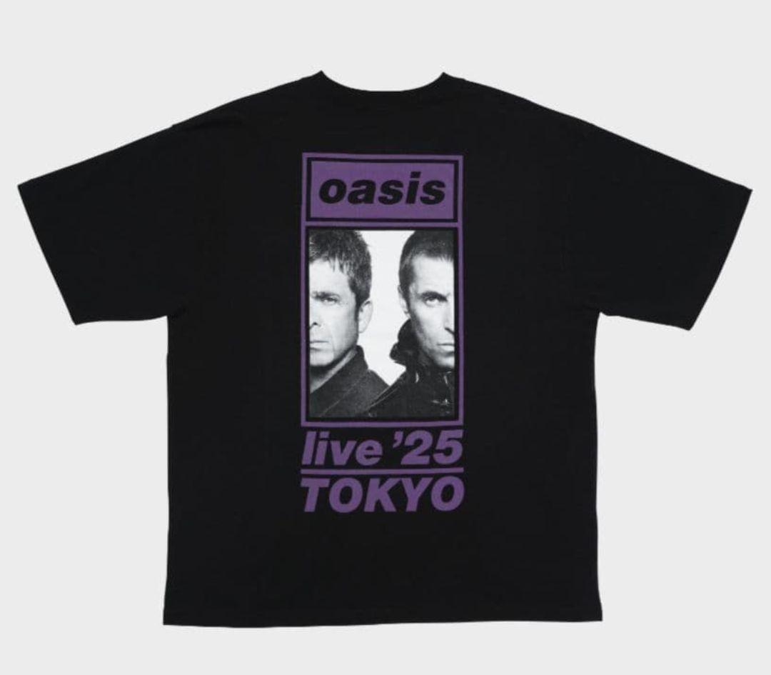 oasis live '25 Tシャツ Lサイズ Tokyo ステッカーセット付