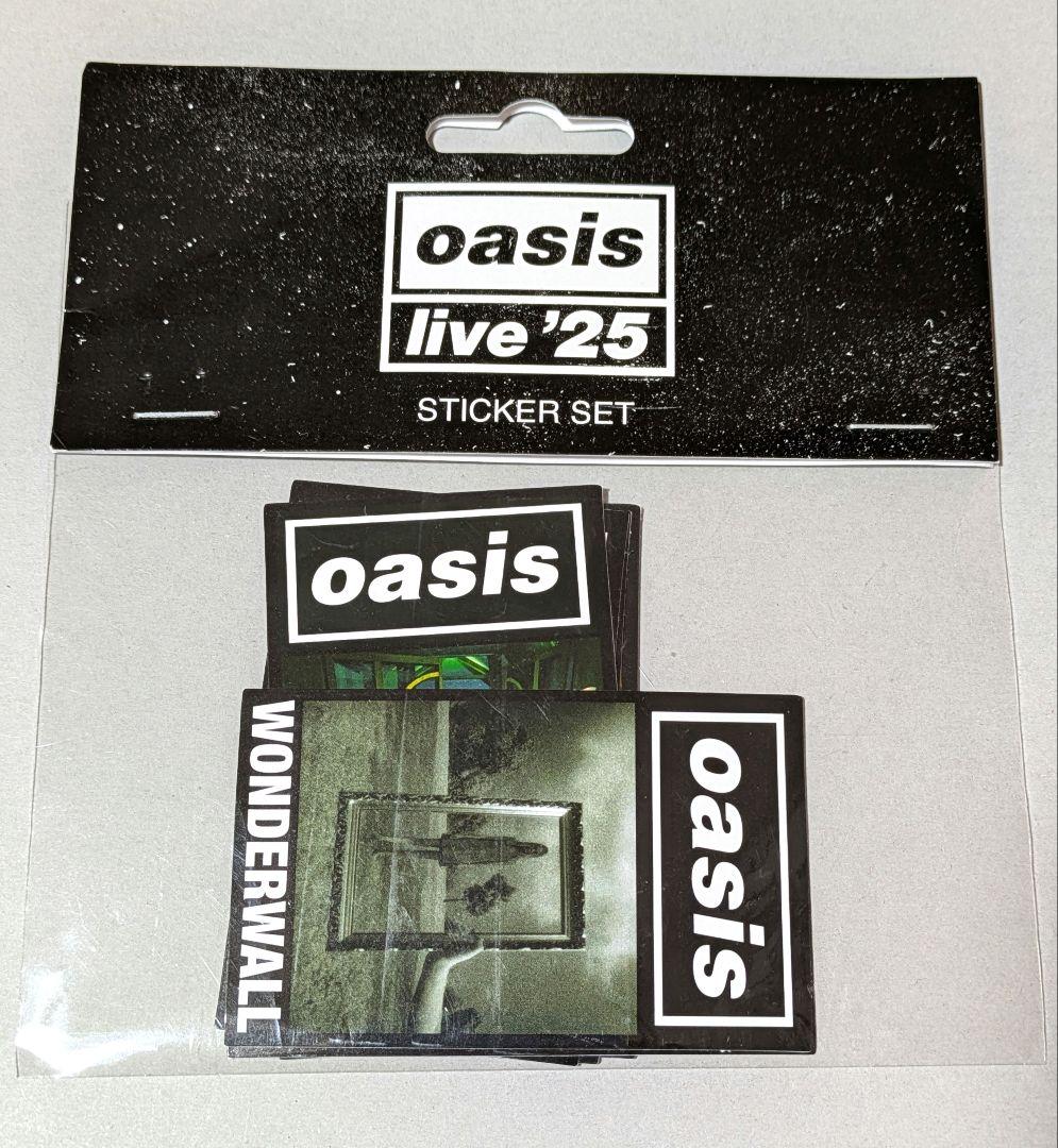 oasis live '25 Tシャツ Lサイズ Tokyo ステッカーセット付