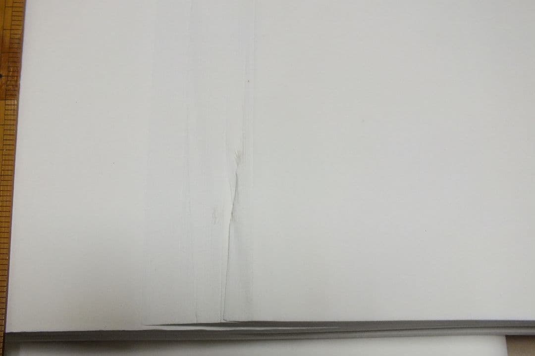 白唐紙　白毛辺紙　画仙紙　100枚　半切　二反