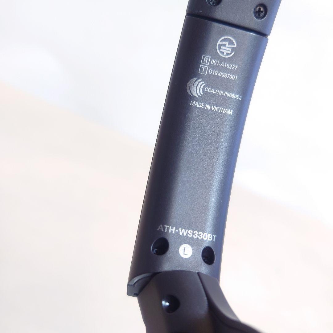 オーディオテクニカ ATH-WS330BT BK ワイヤレスヘッドホン