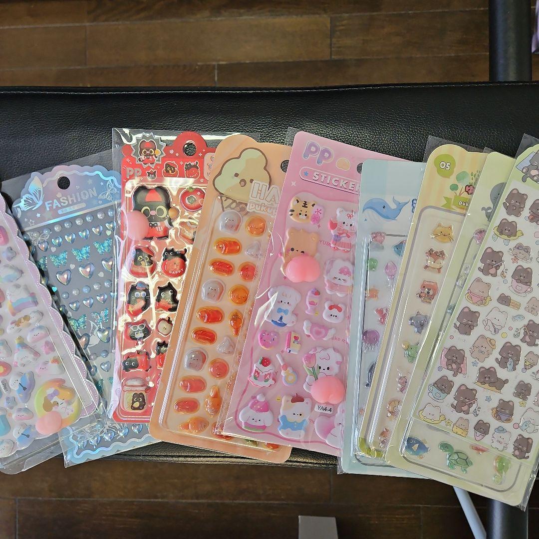 正規品❗ボンボンドロップシール、うるちゅるシールなど シール40セット✨