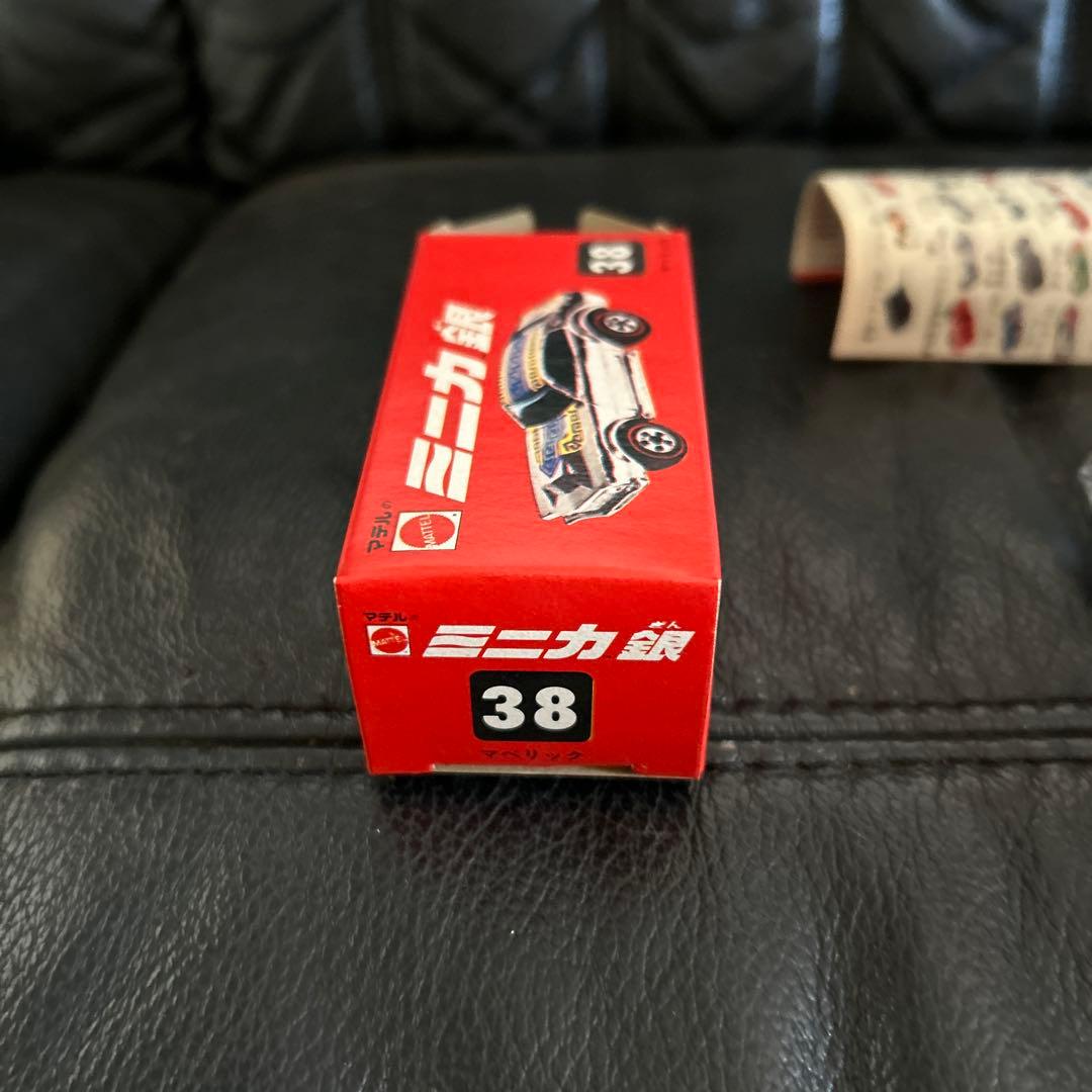 希少 レア マテルのミニカ 38マベリック　当時物　赤箱 未使用