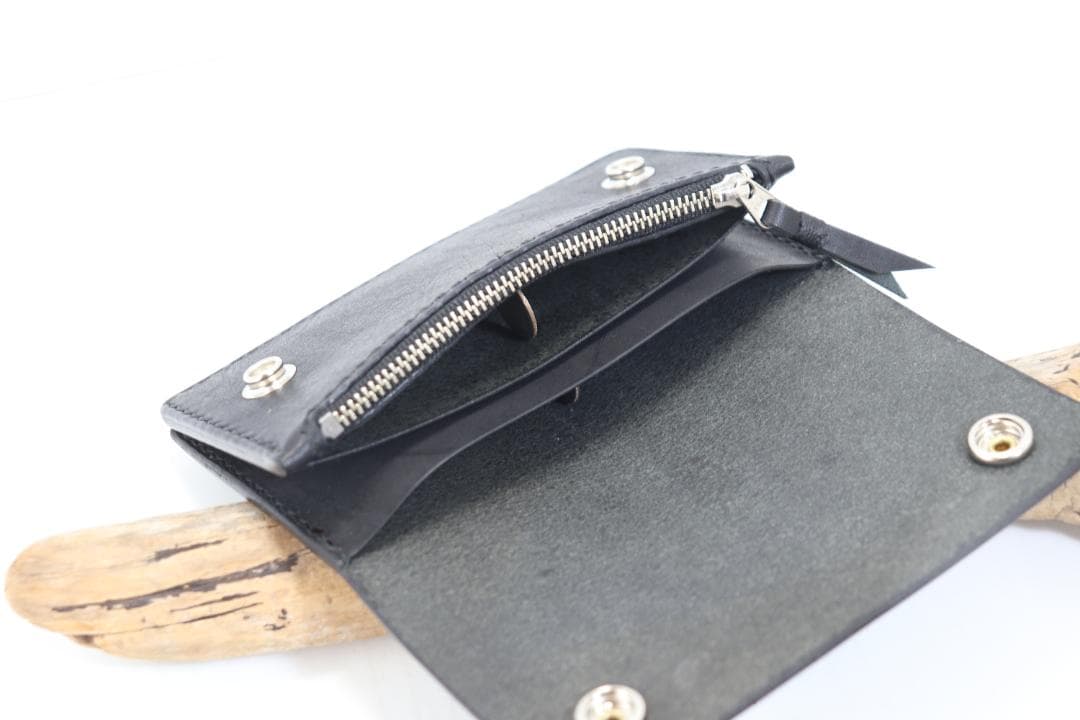 【即納商品　ハンドメイド 　激薄トラッカーウォレット