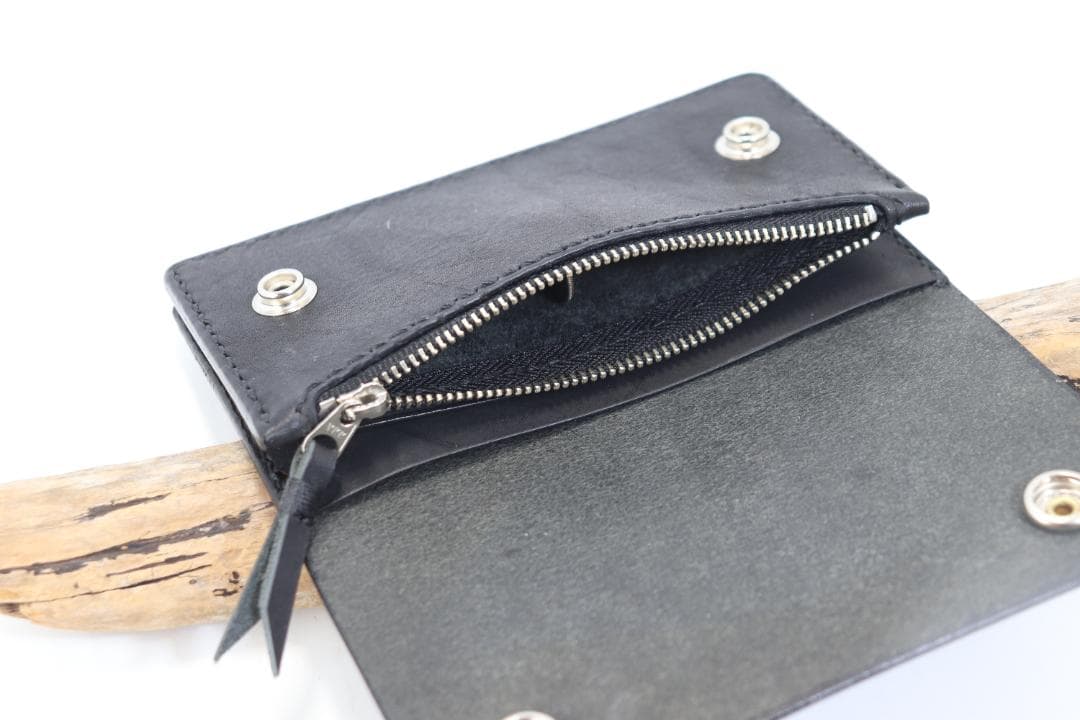 【即納商品　ハンドメイド 　激薄トラッカーウォレット