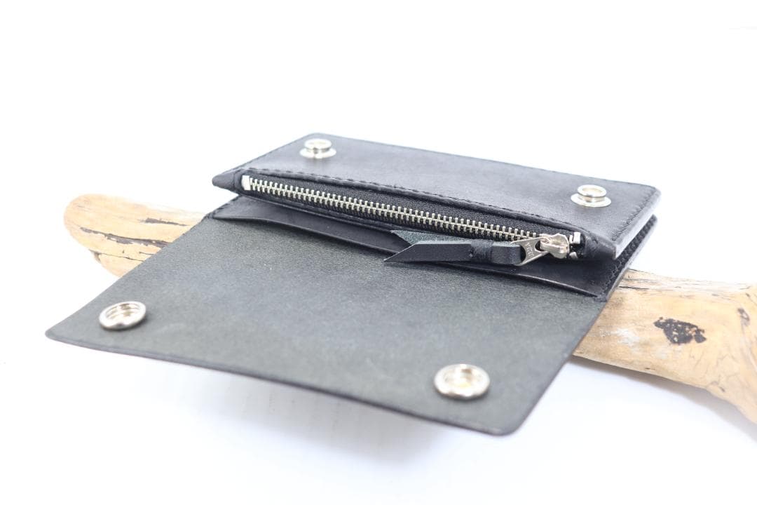 【即納商品　ハンドメイド 　激薄トラッカーウォレット