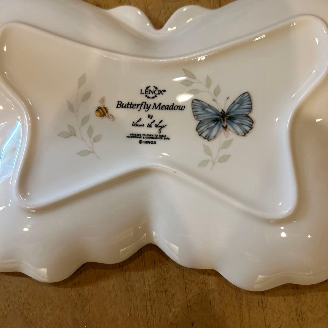 【新品未使用】レノックス バタフライメドウ　プレート 希少