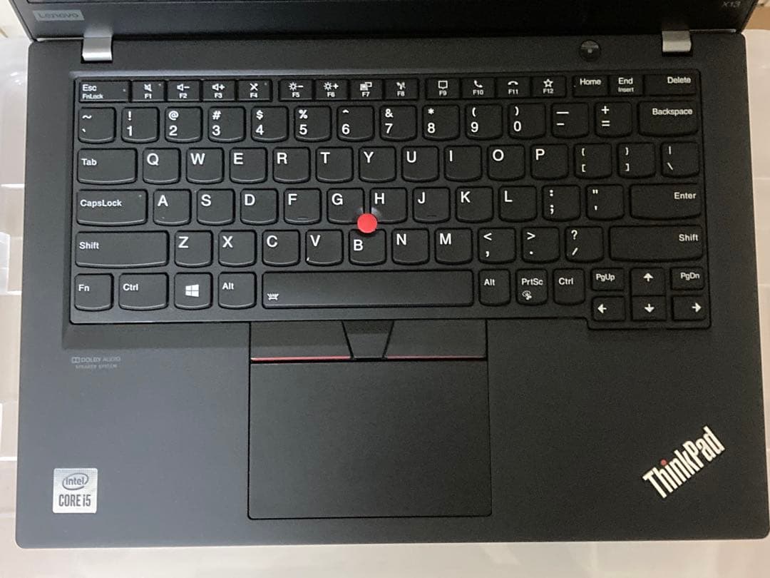 美品 ThinkPad X13 Gen1 英語キーボード バッテリー良好