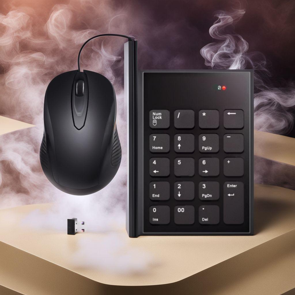 USBレシーバー付き ワイヤレステンキー＆マウス