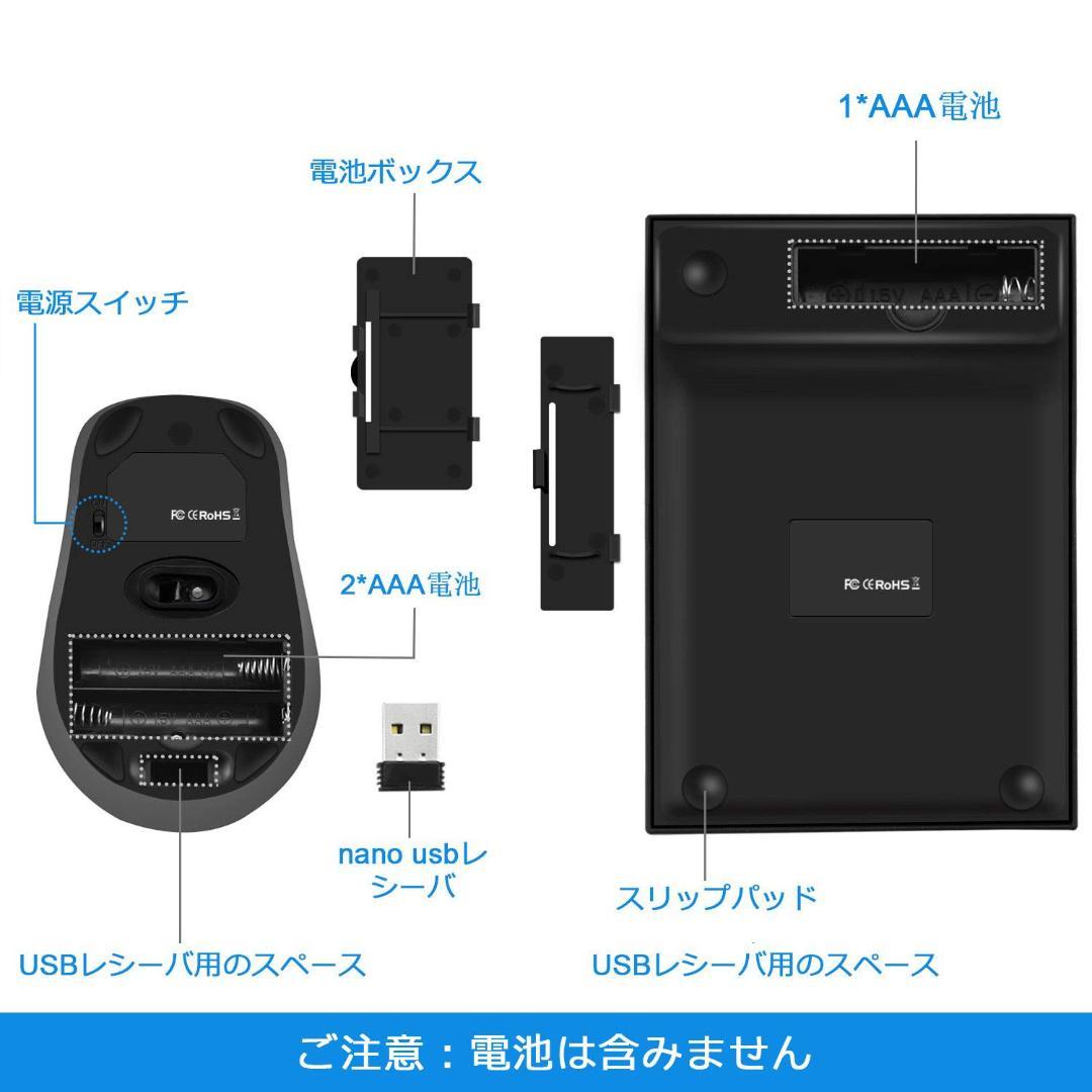 USBレシーバー付き ワイヤレステンキー＆マウス