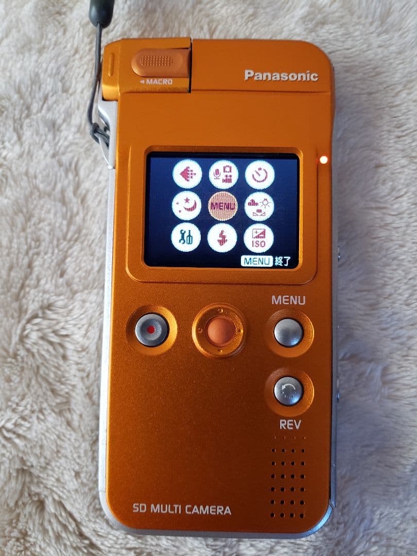 Panasonic SV-A310 デジタルカメラ 　オレンジ色