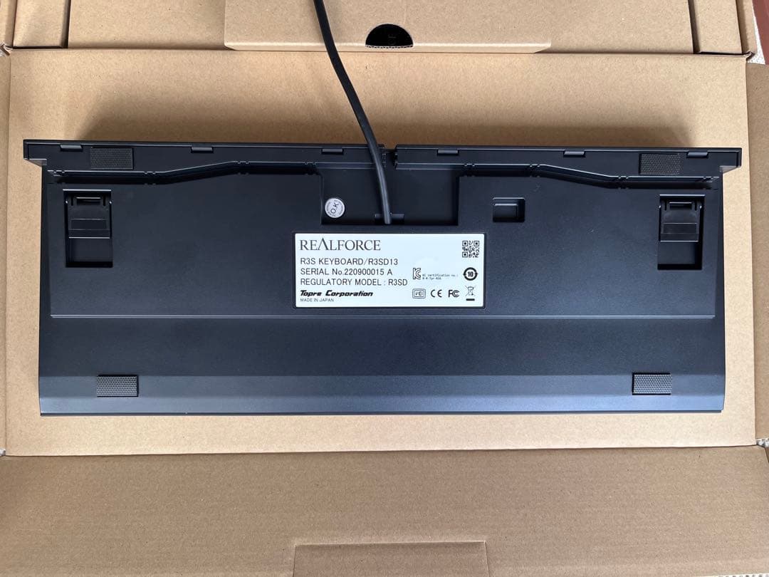 REALFORCE R3S US配列 87キー 30g荷重 静音 R3SD13