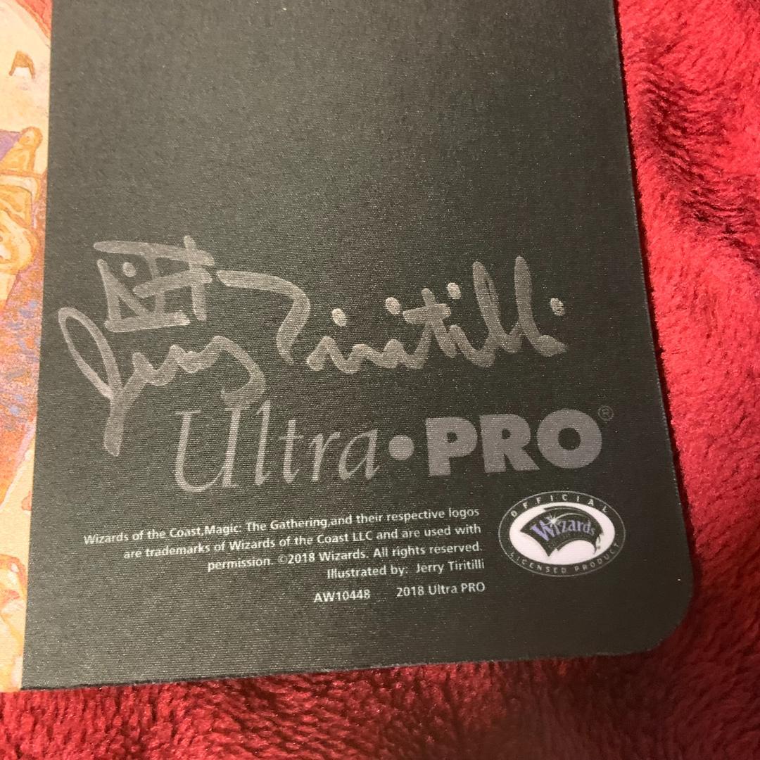 《リシャーダの港》サイン入りプレイマット Ultra PRO Playmat