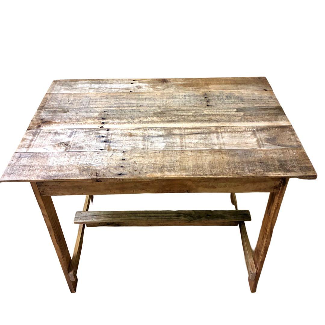 カフェテーブル ウッドデスク 作業机 ミシン台 木製