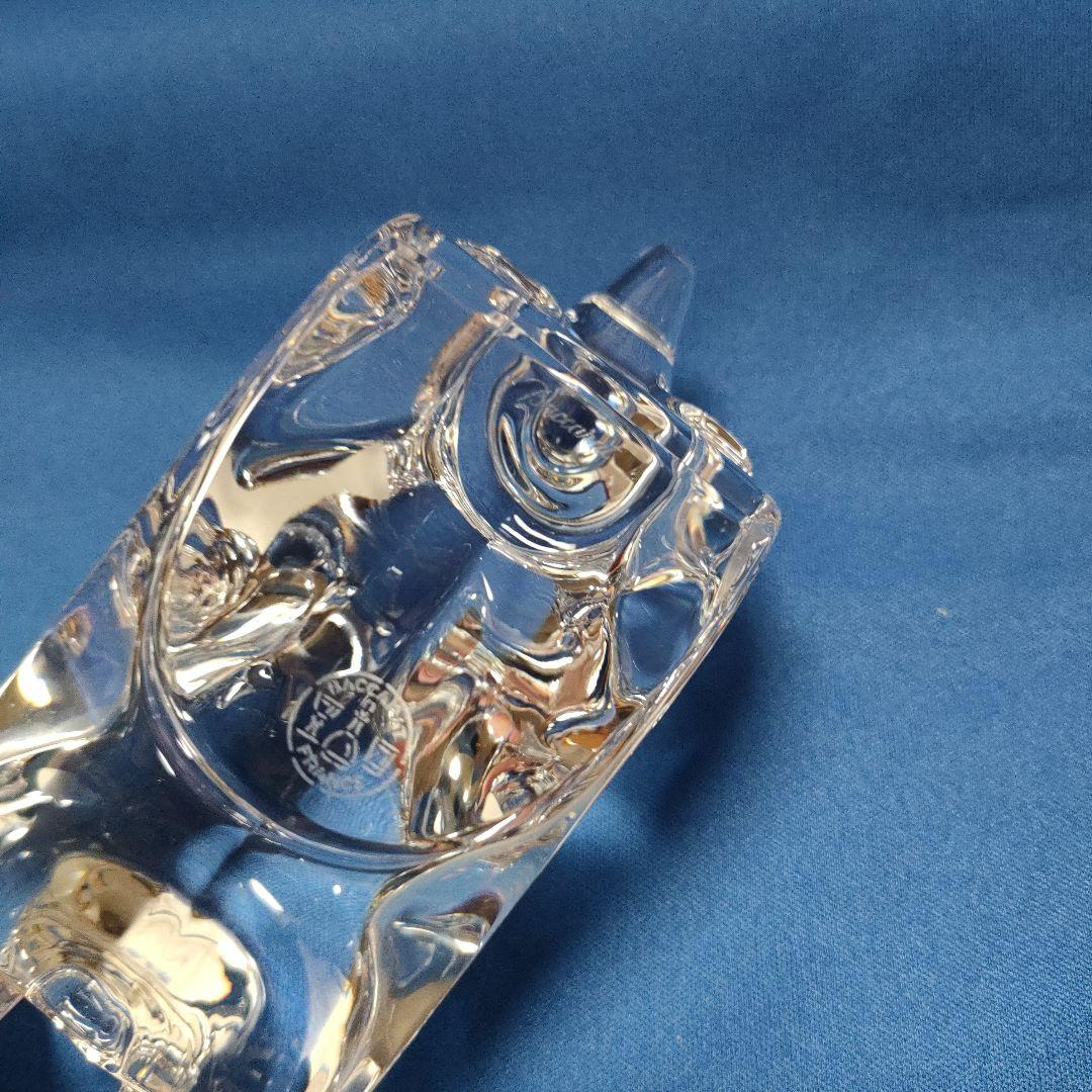 Baccarat フィギュリン ベア クマ そり滑り