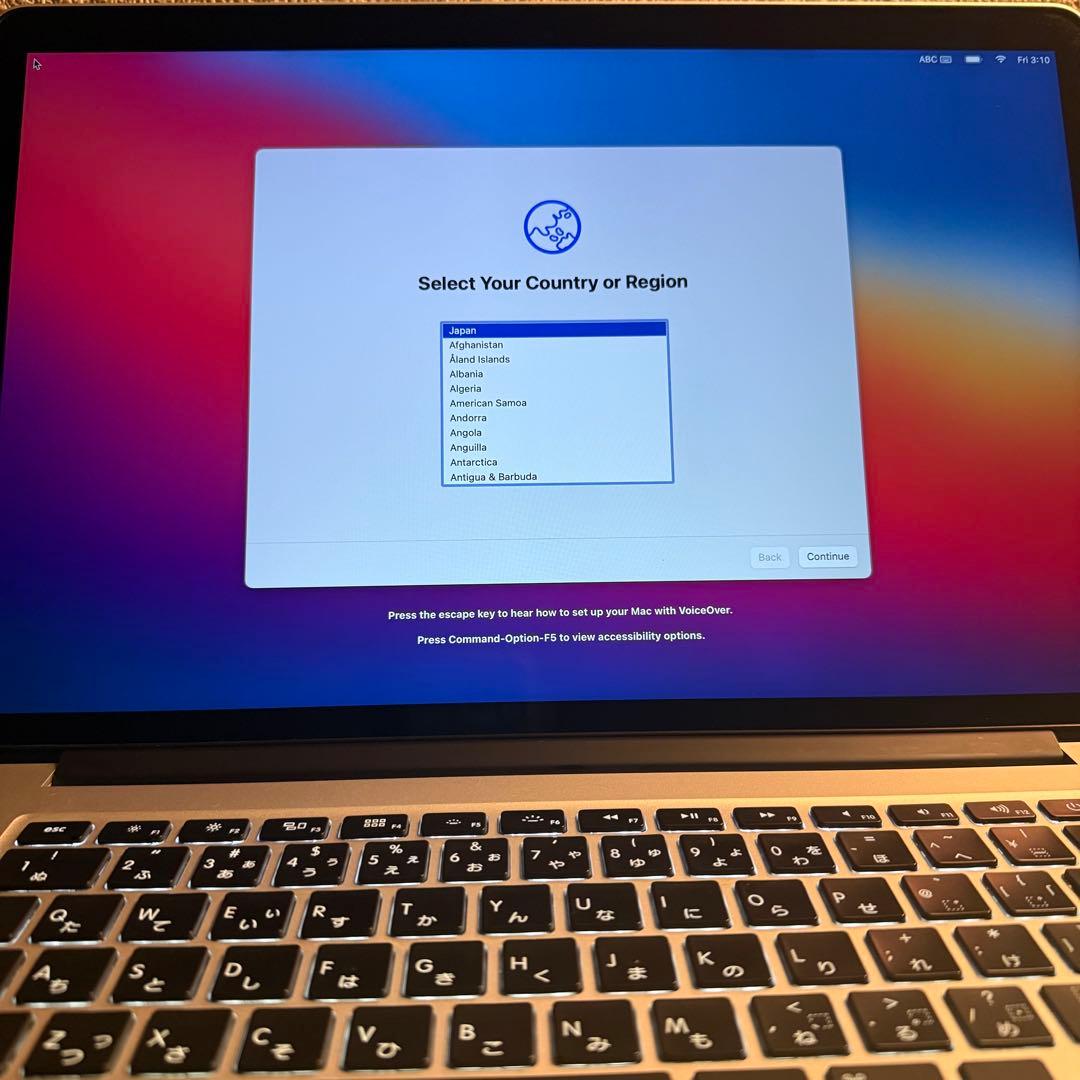 MacBookPro15-inchRetina（A1398）16GB/256GB