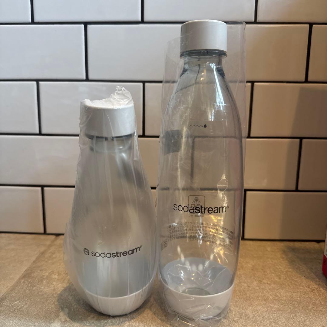 新品 sodastream GAIA 炭酸ガスシリンダー ボトル2本付き