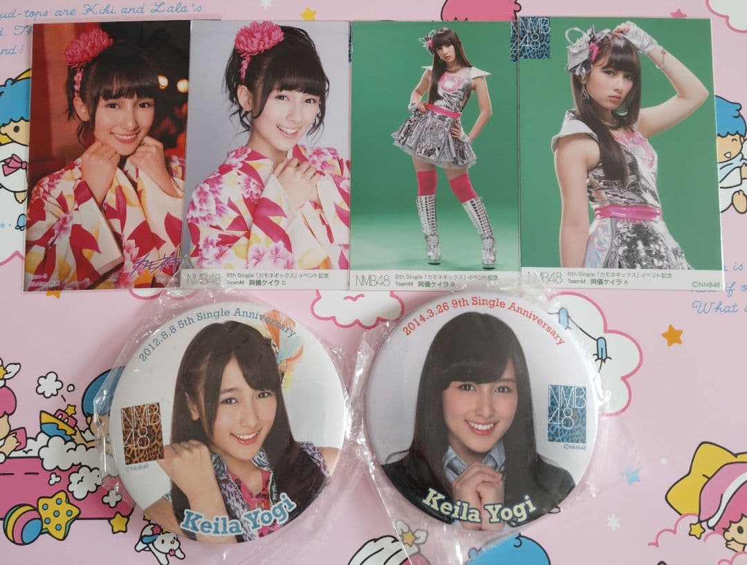 NMB48 ♡與儀ケイラ♡ 生写真 缶バッジ まとめ売り