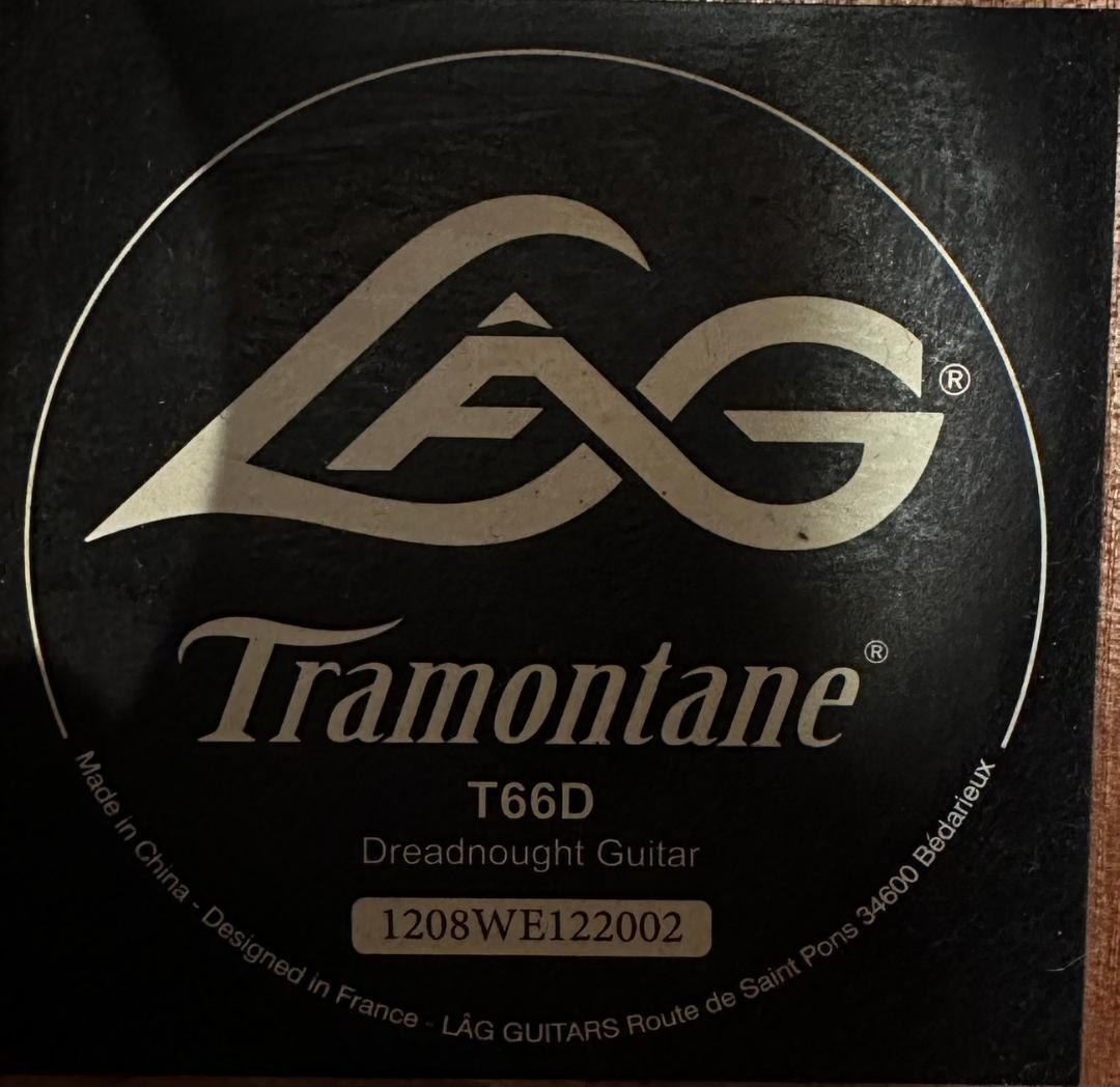 LAG ラグ Tramontane T66D アコースティックギター　超極美品！