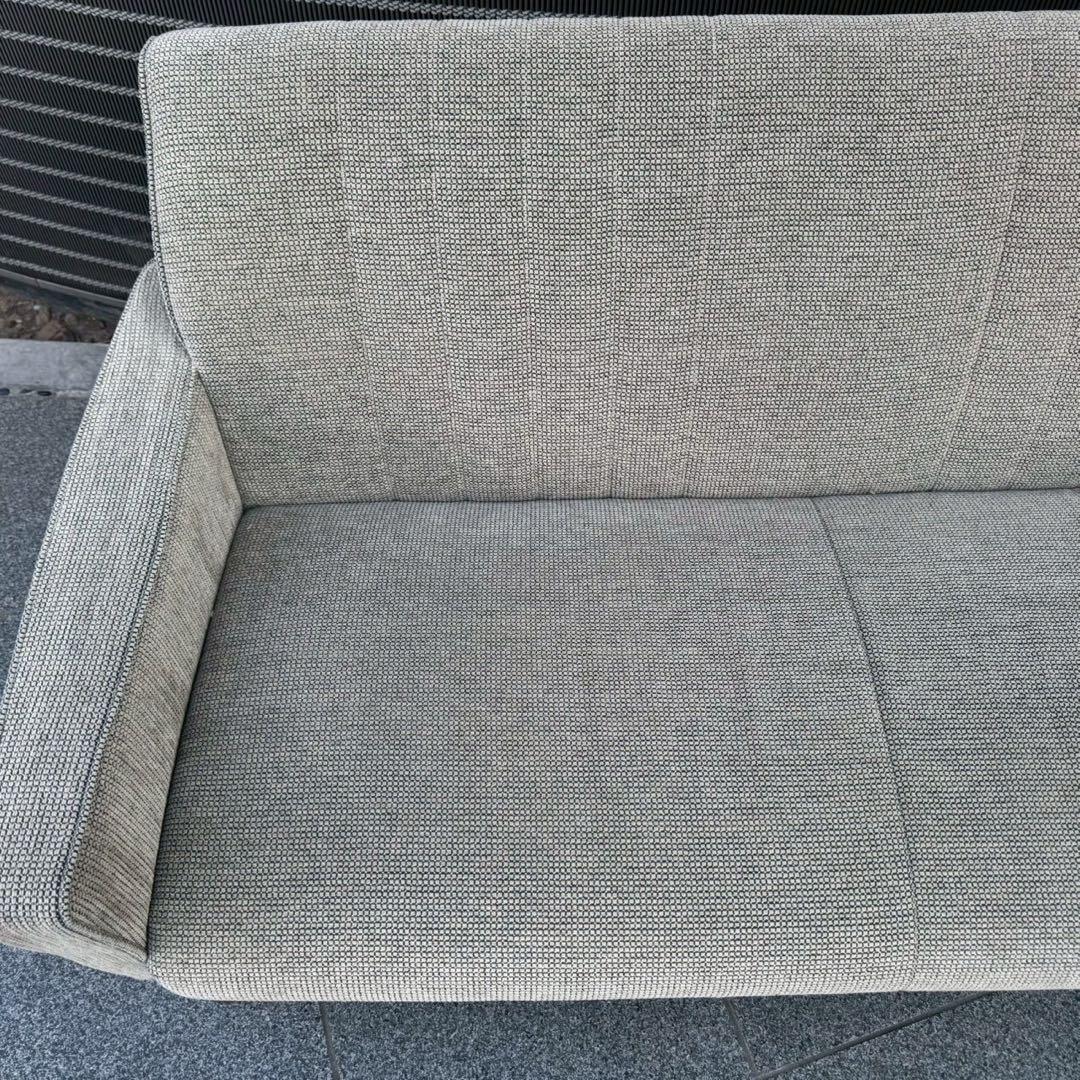 ウニコ×カリモク 2人掛けソファ グレー