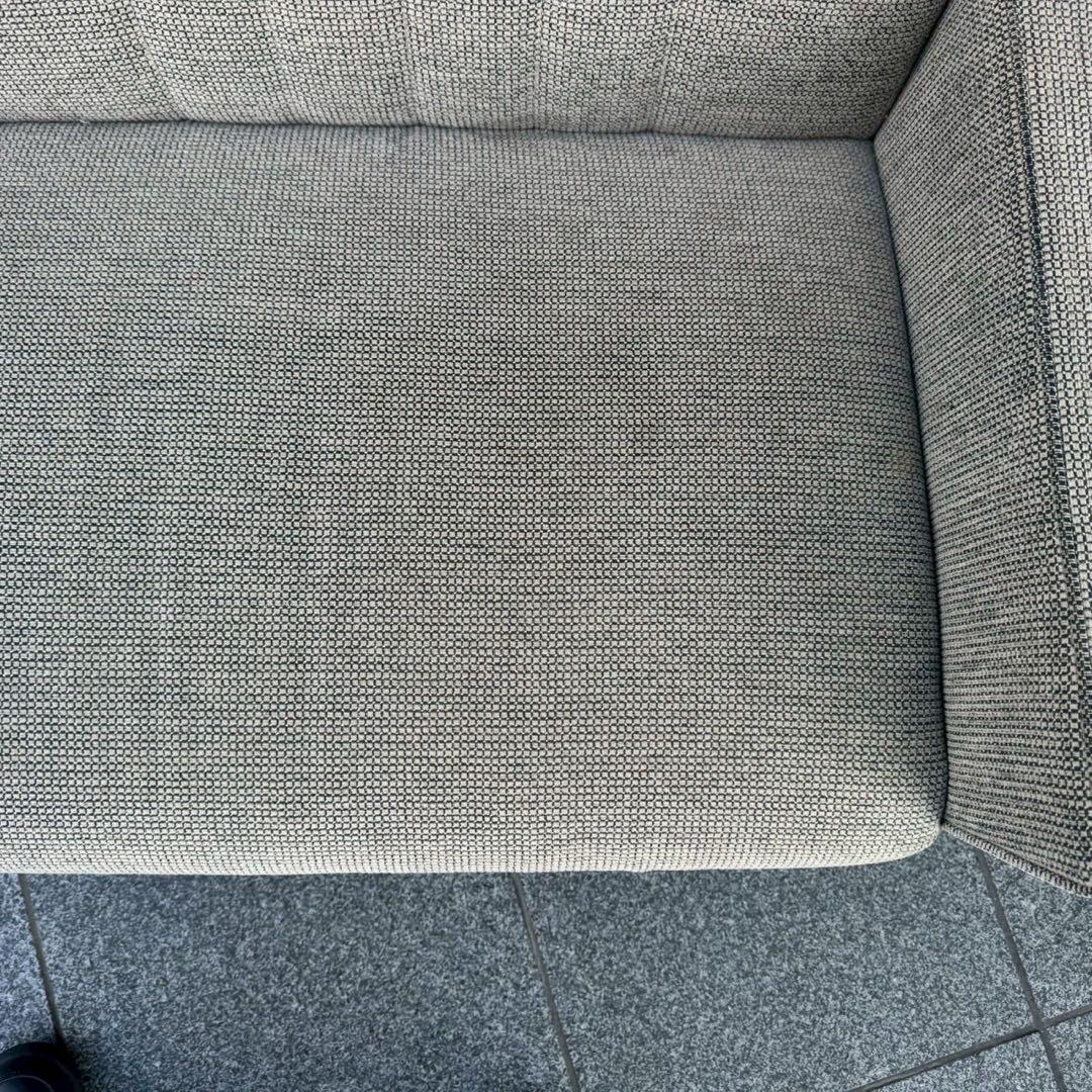 ウニコ×カリモク 2人掛けソファ グレー