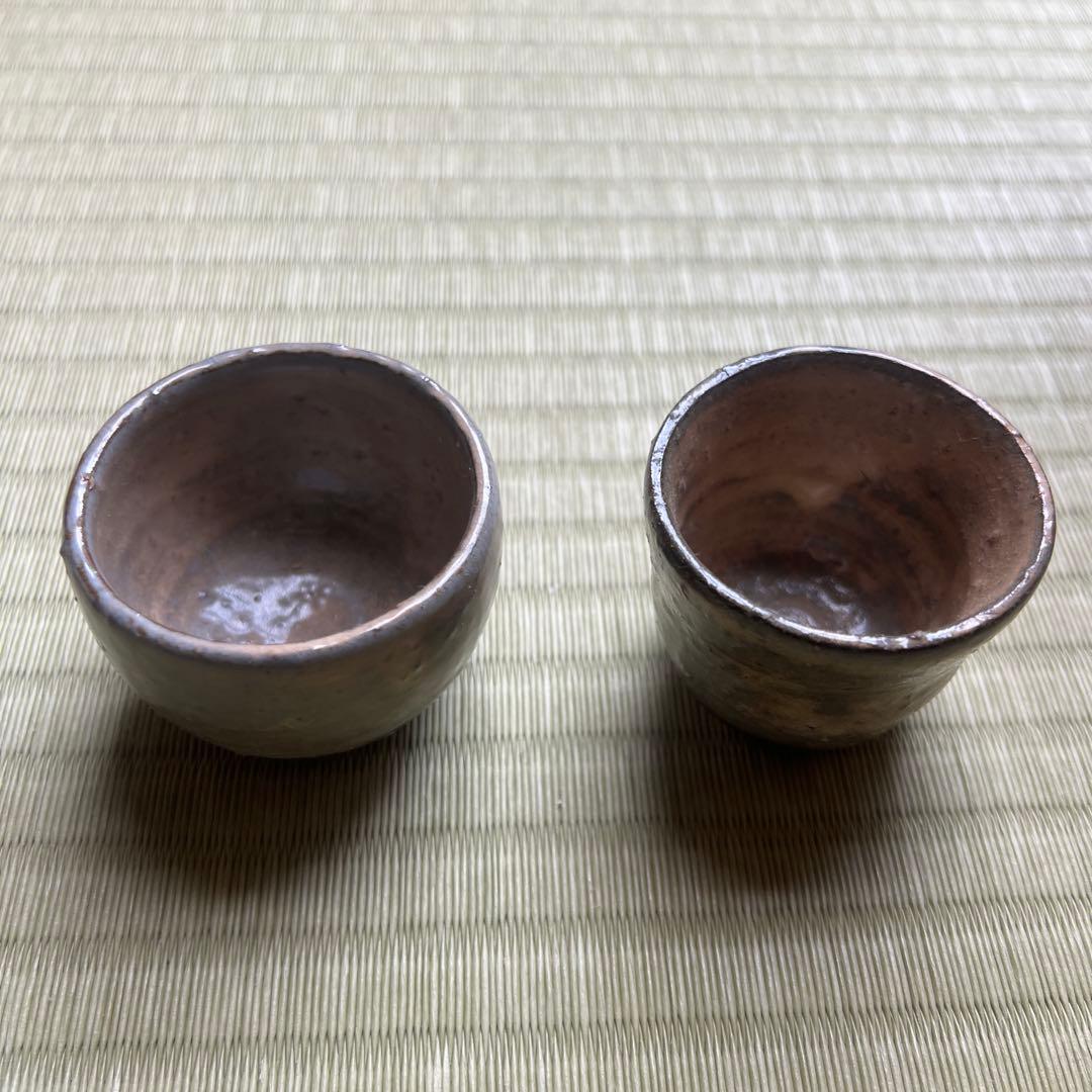 萩焼　酒杯セット　十二代　田原陶兵衛