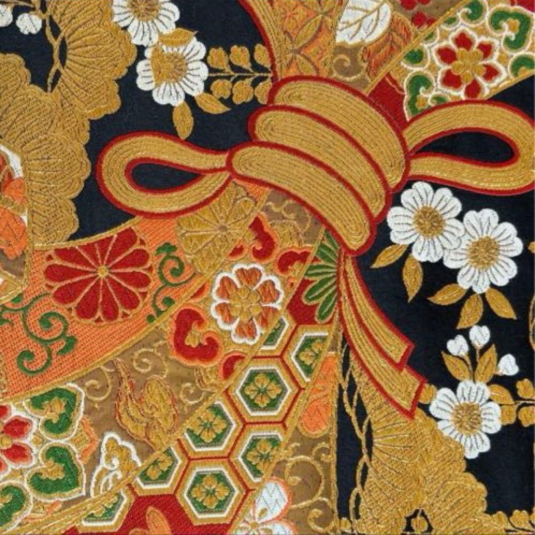 ✴ひな祭り　テーブルランナー　兼　タペストリー　正絹　帯生地　大　ハンドメイド