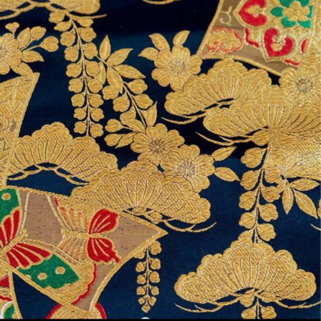 ✴ひな祭り　テーブルランナー　兼　タペストリー　正絹　帯生地　大　ハンドメイド