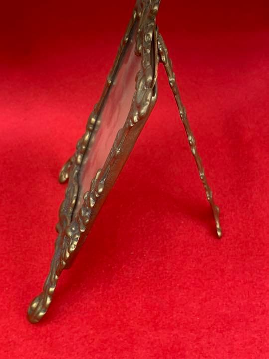 英国アンティーク フォトフレームブラス製(大型) (C)